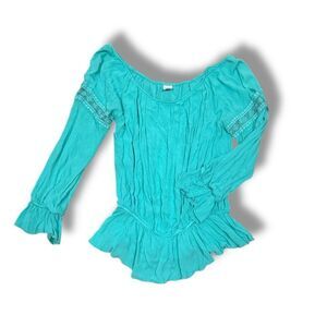 Elegant Teal Women's Top